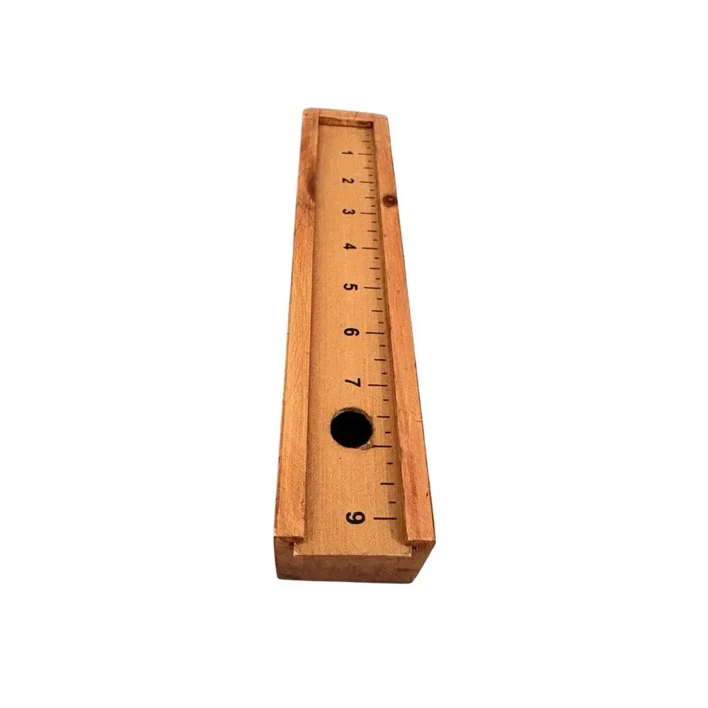 Hollis & Tacks Co. Pencil Box Wood Threshold Target 2013 Made in India